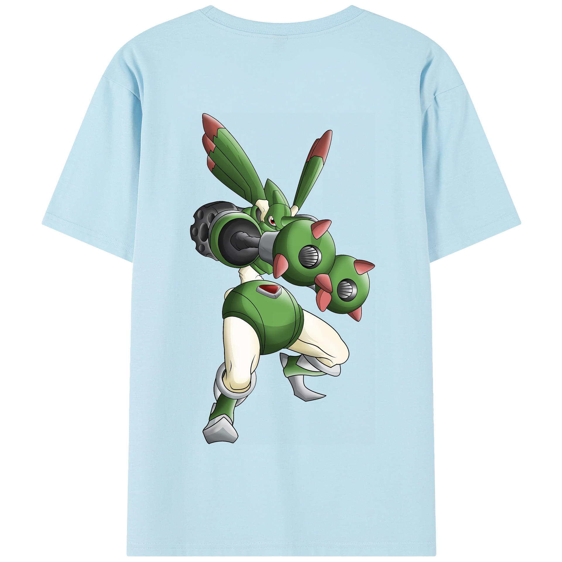 （画像用） Digimon デジタルモンスター/デジモン 綿100％半袖Tシャツ（背面プリント）